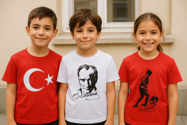 Ay Yıldızlı Tişört - Görsel 2
