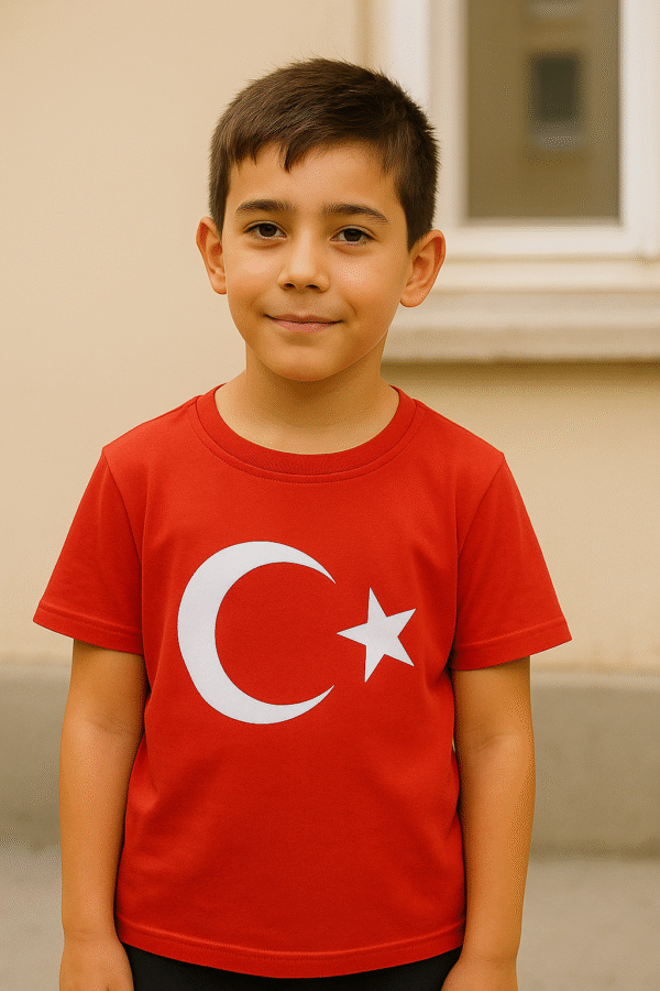 Ay Yıldızlı Tişört - Görsel 3